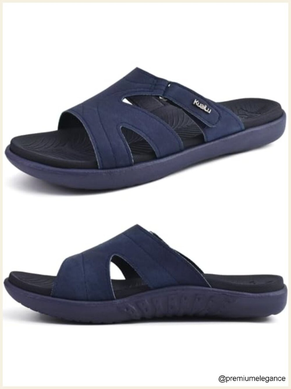 Womens Orthotic Slides Memory Foam Sandals Arch Support Athletic Yoga Mat